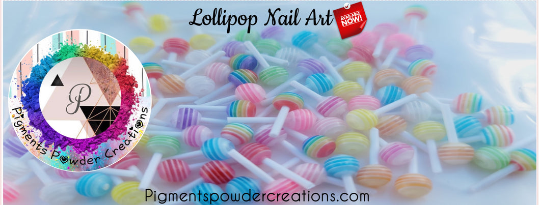 Colourful Rainbow Candy Lollipop Nail Art • ProMakeupMe